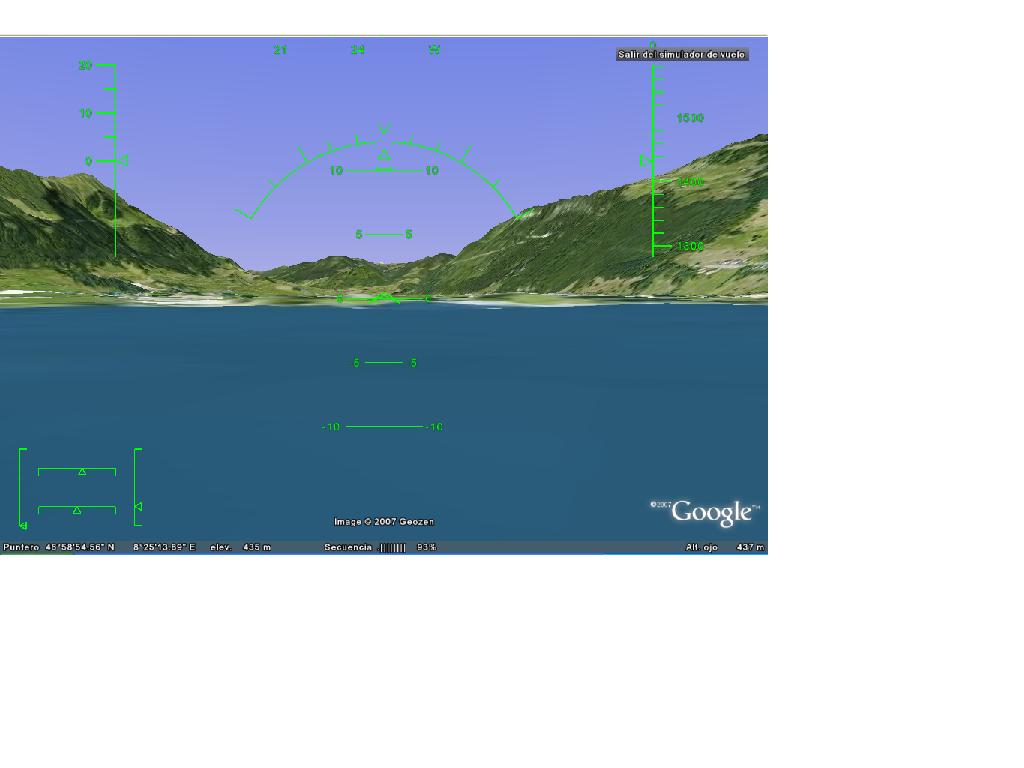 Modo Simulador de Vuelo con Google Earth 0