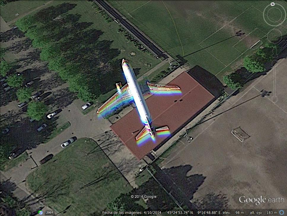 Avion Alitalia llegando a Milan 1 - El 5º Participante 🗺️ Foro General de Google Earth