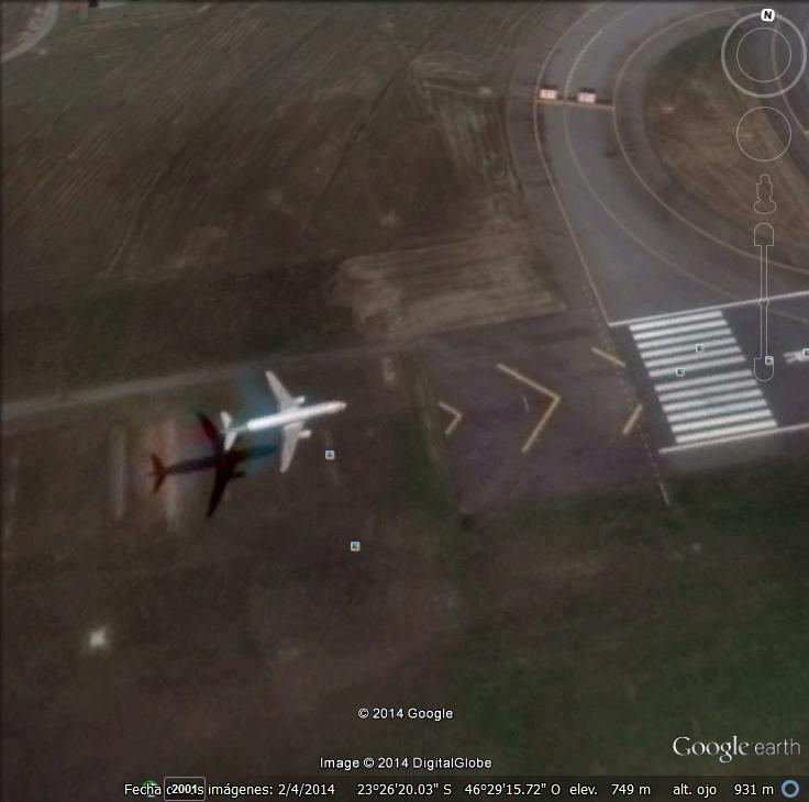 Avion aterrizando en Sao Paulo 0 - El 5º Participante 🗺️ Foro General de Google Earth