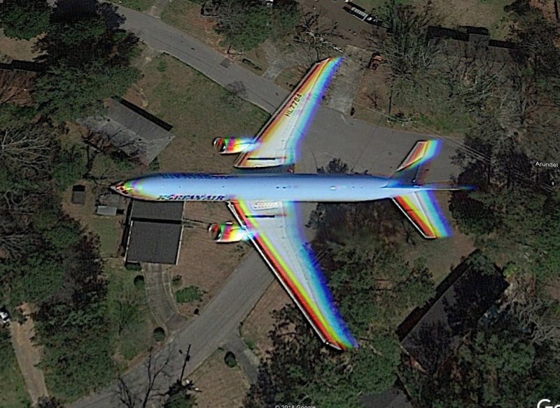 Avión de Korean Air, despegando de Atlanta, USA 1 - Avión acercándose a Lima, Perú 🗺️ Foro General de Google Earth