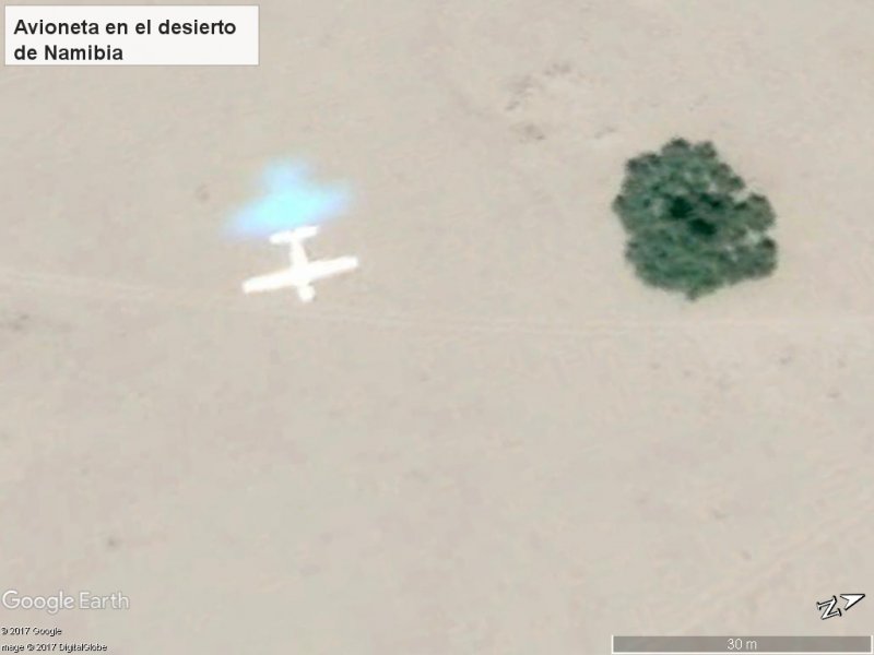 Avioneta volando sobre el norte de Namibia 1 - Avioneta cerca de Vilnius, Lituania 🗺️ Foro General de Google Earth