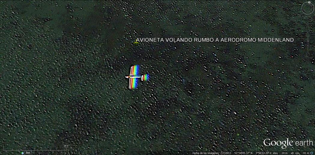 Avioneta en estuario de la Escalda Oriental N. Zelanda 0 - Avioneta Corpus Christi - Texas 🗺️ Foro General de Google Earth