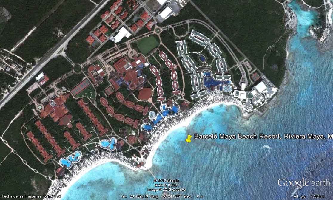 Barceló Maya Beach Resort, Riviera Maya, Mexico - Hotel Bahía Príncipe Cobá 🗺️ Foro Google Earth para Viajar