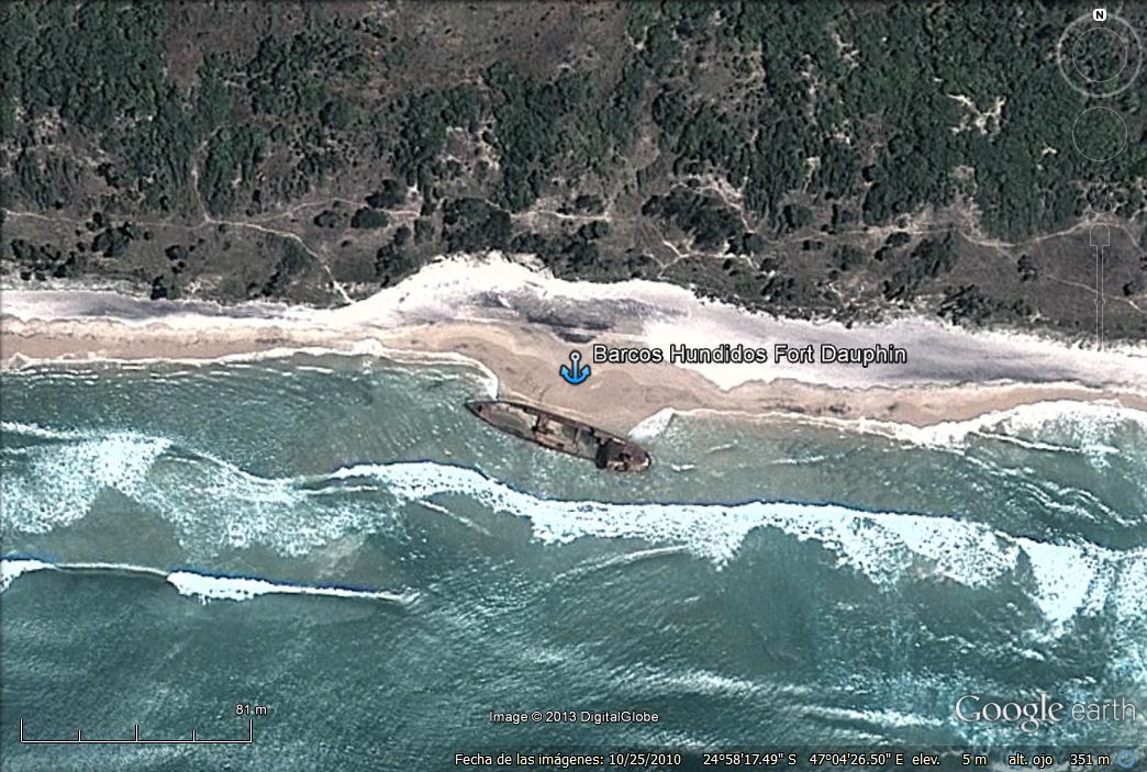 Barcos Hundidos Fort Dauphin - Madagascar 1 - HUNDIMIENTO DEL Admiral Graf Spee 🗺️ Foro General de Google Earth