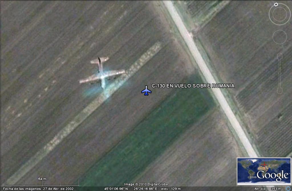 c-130 en vuelo sobre Rumania 0 - Aviones de guerra volando