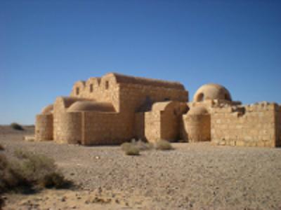 Castillo de Qasr Amra, Azraq, Zarká, Jordania 1