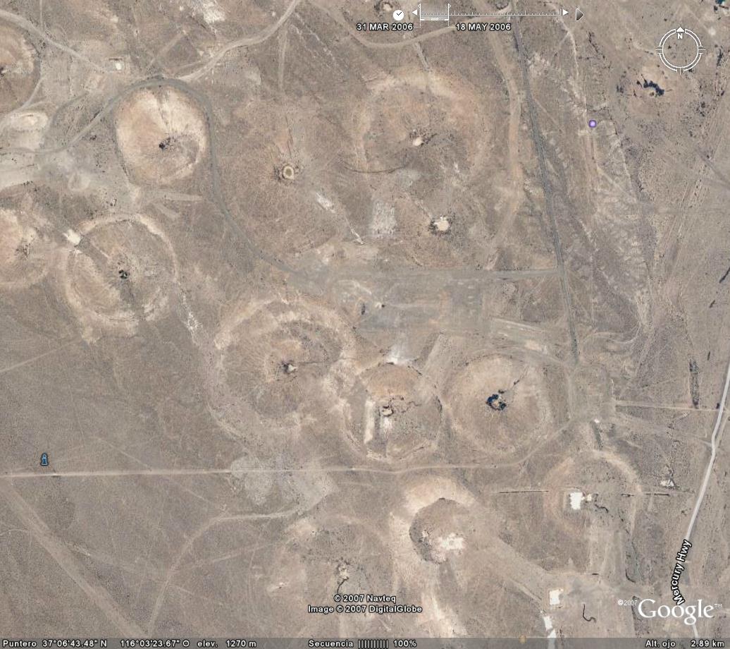 circulos extraños en Area 51 - Area 51 Base secreta de EEUU