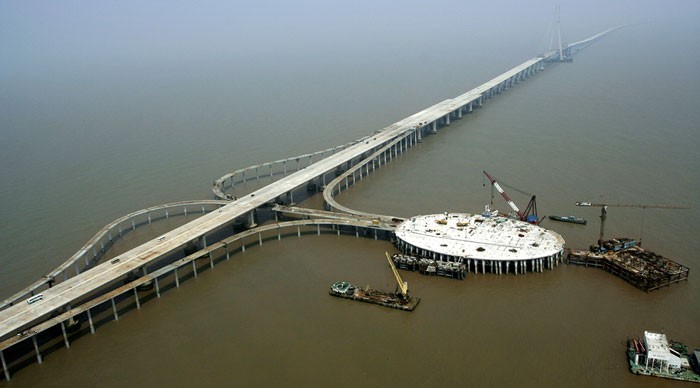 Puente de Huangwan el más largo del mundo, China