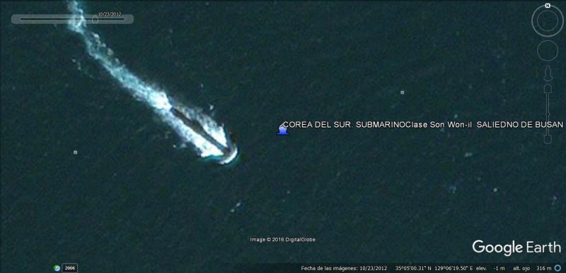 Submarino clase son won-il en Busan, Corea del Sur. 0