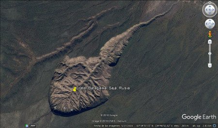 Crater Batagaika, Sajá, Rusia 2