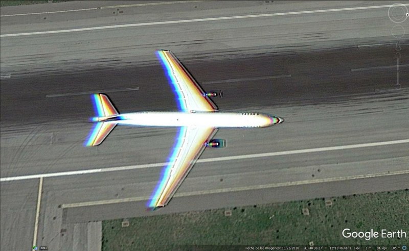 Despegando de Roma-Fiumichino 1 - Avion Arcoiris aproximandose a Montreal, Canada 🗺️ Foro General de Google Earth