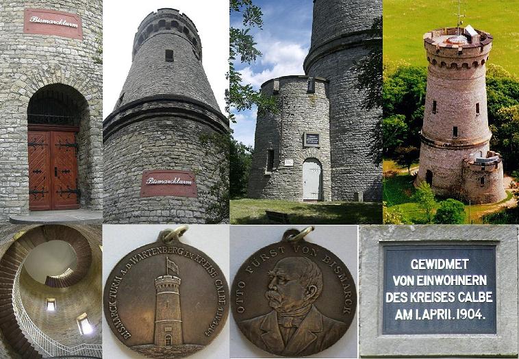 La torre de Bismarck en Calbe / Saale 0