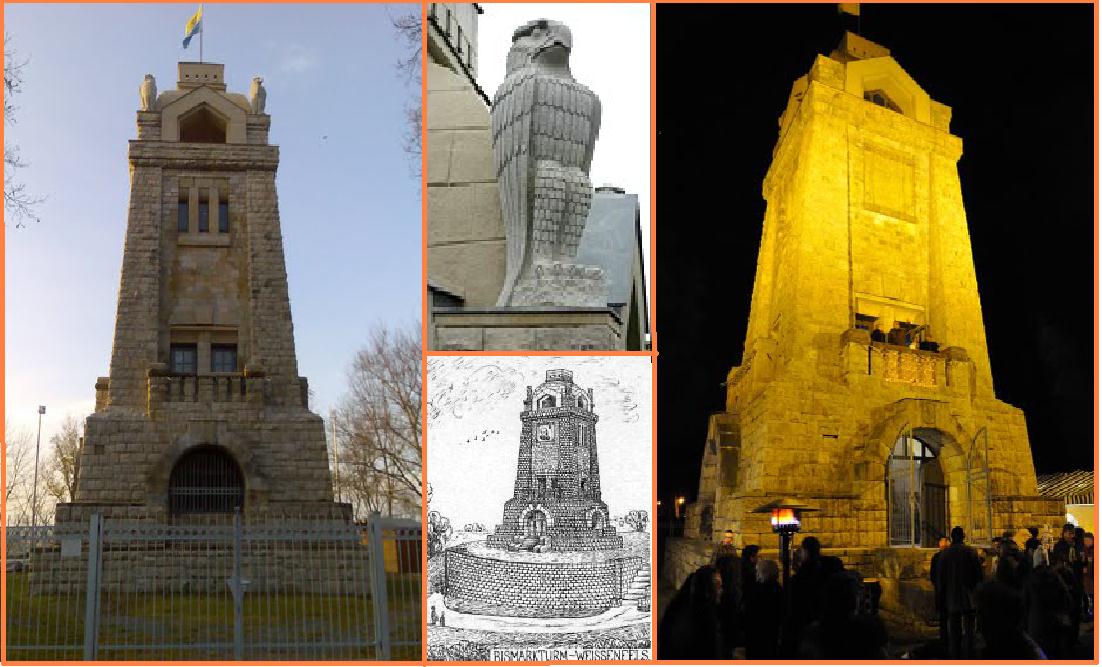 Torre de Bismarck en Weißenfels/Saale Sachsen Anhalt 0 - Columna de Bismarck en Bad Schwartau Schleswig-Holstein 🗺️ Foro de Historia