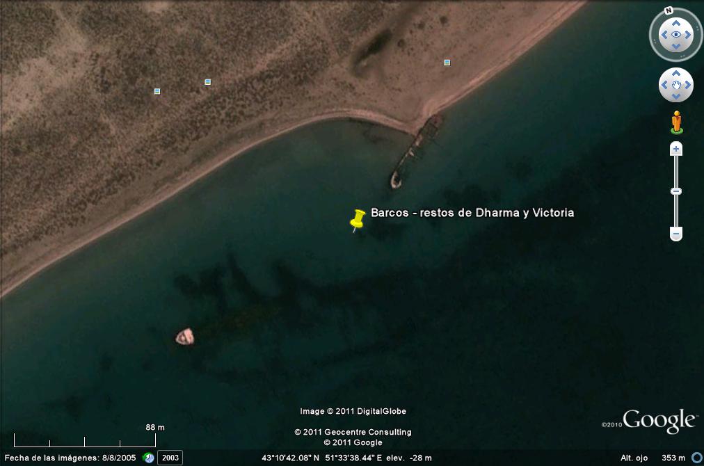 Dharma y Victoria. - BARCO HUNDIDO en Kiska Island 🗺️ Foro General de Google Earth