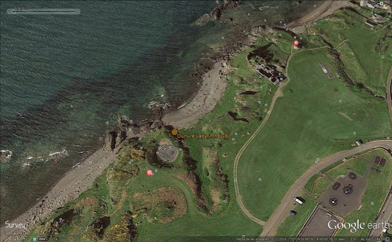 Dunure Labyrinth, Escocia 0