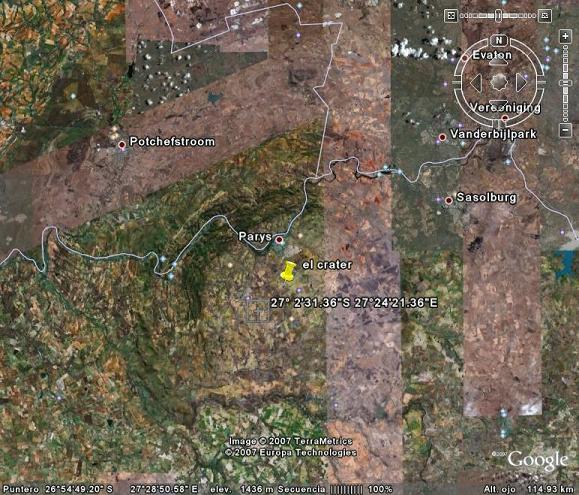 El mayor crater por impacto de la tierra 🗺️ Foro África 0