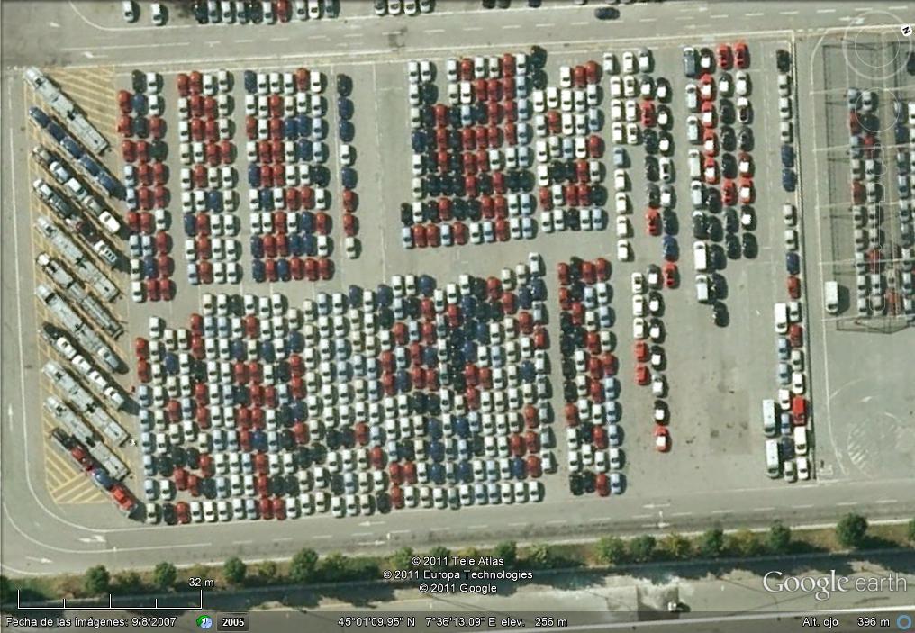 Fabrica de Fiat en Turin 0 - Deposito de automotores nuevos en Aubergenville, Francia 🗺️ Foro General de Google Earth