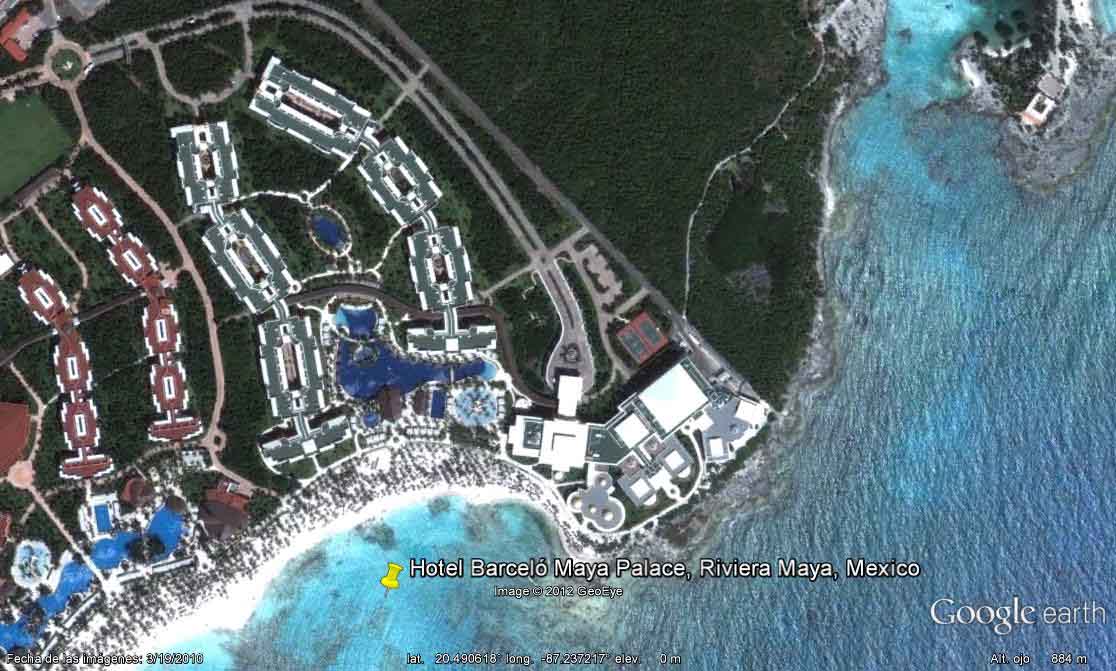 Hotel Barceló Maya Palace, Riviera Maya, Mexico - Hotel Bahía Príncipe Cobá 🗺️ Foro Google Earth para Viajar