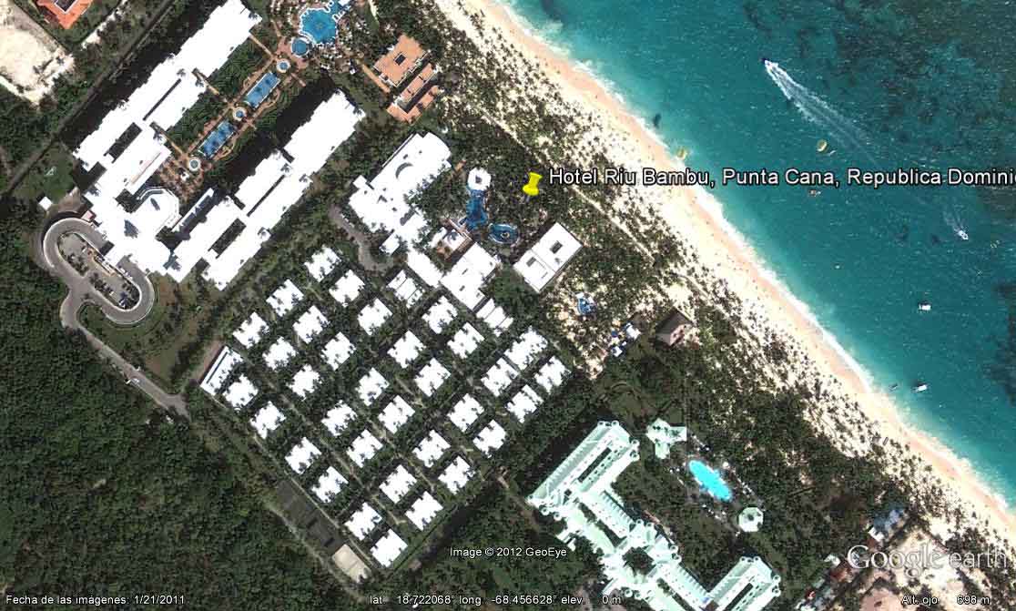 Hotel Riu Bambu, Punta Cana, Republica Dominicana - Meliá Caribe Tropical ( Punta Cana- Bávaro) 🗺️ Foro Google Earth para Viajar