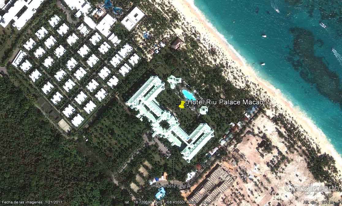 Hotel Riu Palace Macao - Meliá Caribe Tropical ( Punta Cana- Bávaro) 🗺️ Foro Google Earth para Viajar