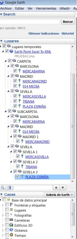 LO QUE QUIERO QUE HAGA EL FICHERO EXCEL: SUBCARPETAS<br />
LO QUE HACE