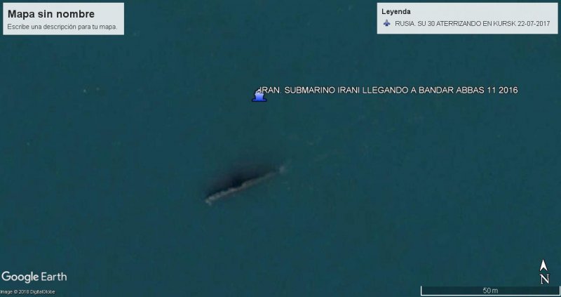 Submarino irani llegando a Bandar Abbas 11 2016 1 - Submarinos turcos navegando por el estrecho de Galípoli 🗺️ Foro Belico y Militar