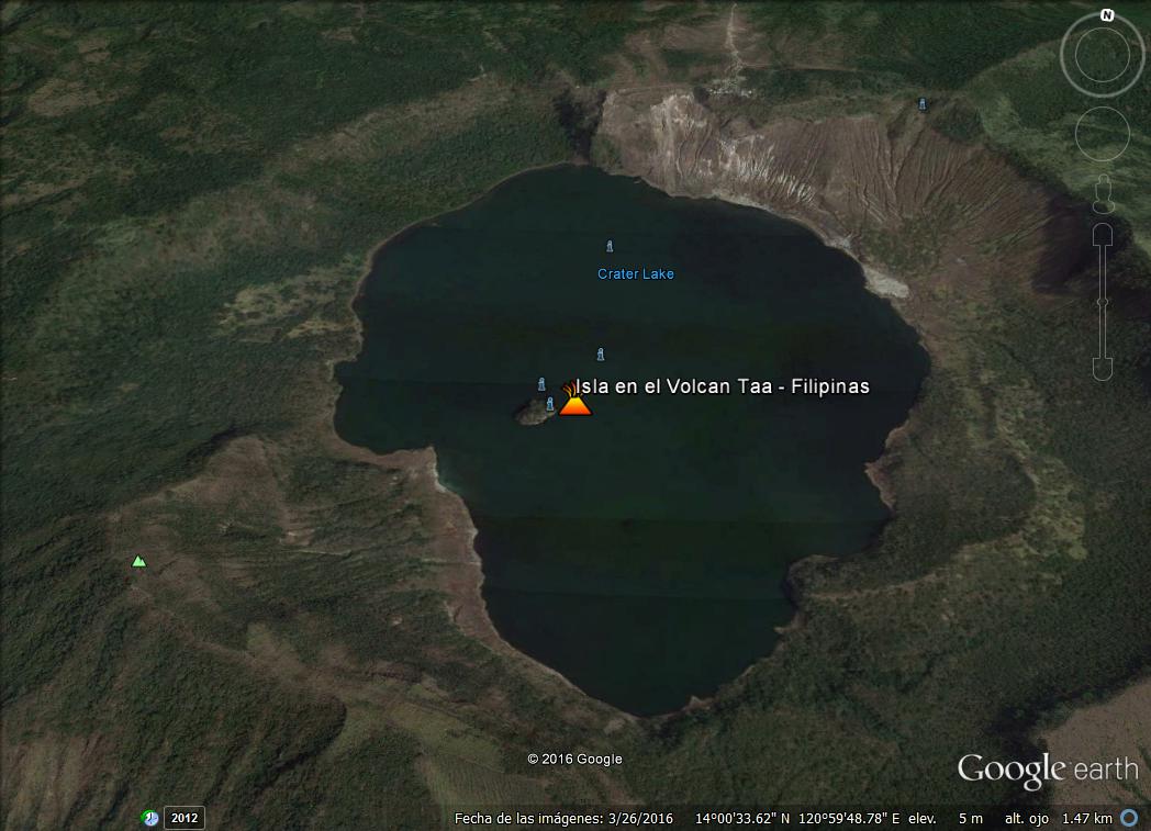 Isla triple en el Volcan Taal - Filipinas 1