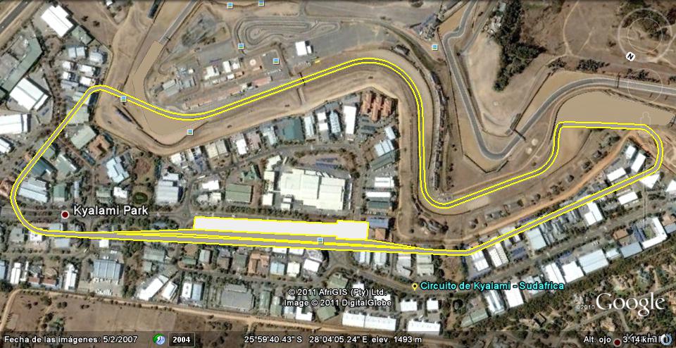 Kyalami - Circuito de Charade 🗺️ Foro Deportes y Aficiones