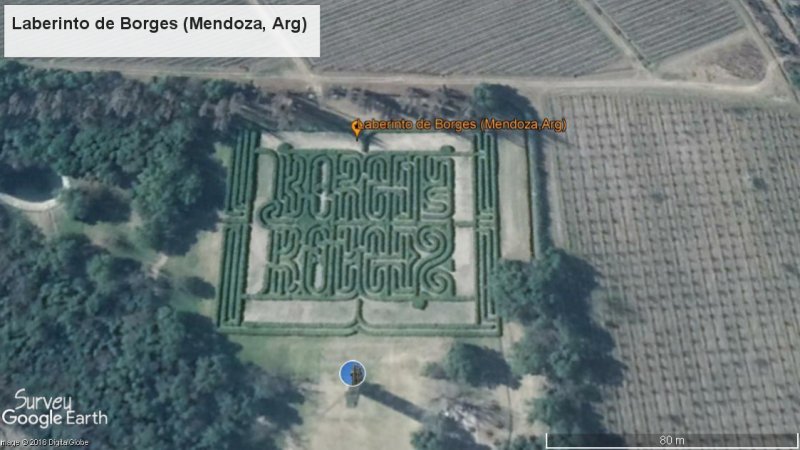 LABERINTO DE BORGES, Mendoza, Argentina 0 - Laberinto de 5 puntas, Palacio de Scone, Escocia 🗺️ Foro General de Google Earth