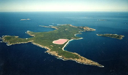 Lago Rosa, Isla Middle, Australia 0