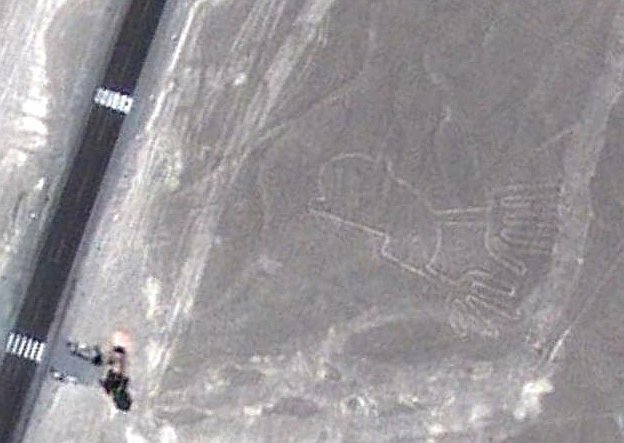 Las manos y la torre de observacion - Las lineas de Nazca, Peru