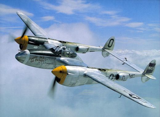 Lochheed P-38 Lightning - Almirante Yamamoto, derribado y muerto