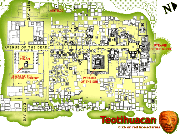 Teotihuacan -Ciudad Prehispánica . 0