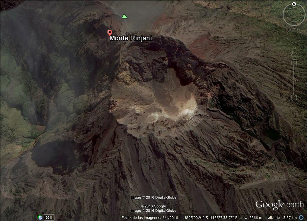 Erupción el Monte Barujari - Lombok, Indonesia 0