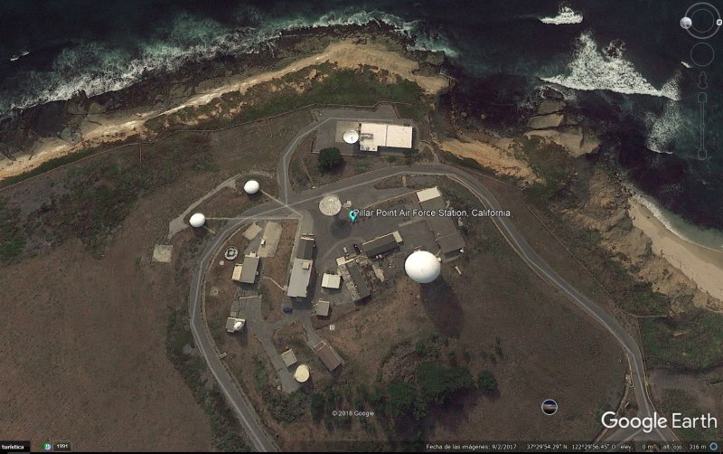 Pillar Point Air Force Station, California 1 - Barcos y Radares de Defensa Antimisiles USA