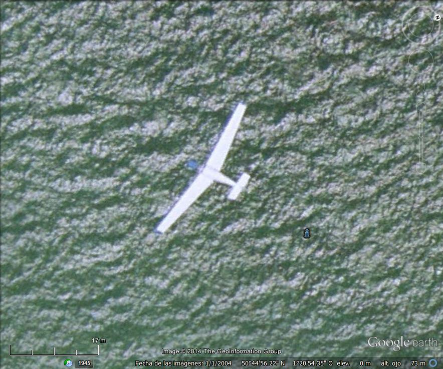 Planeador Motorizado - Isla de Wight - Inglaterra 1 - Planeador, volando por los Alpes 🗺️ Foro General de Google Earth