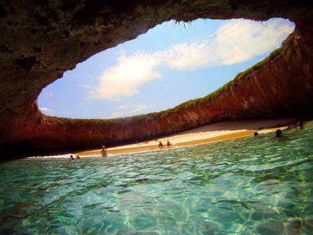 Playa Escondica, islas Marietas, México 1