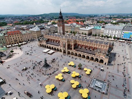Plaza del mercado, Cracovia, Polonia 0