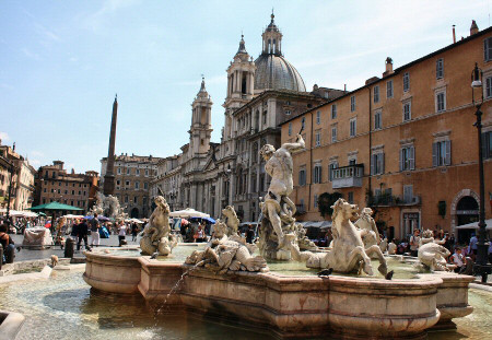 Plaza Navona, Roma, Italia 1