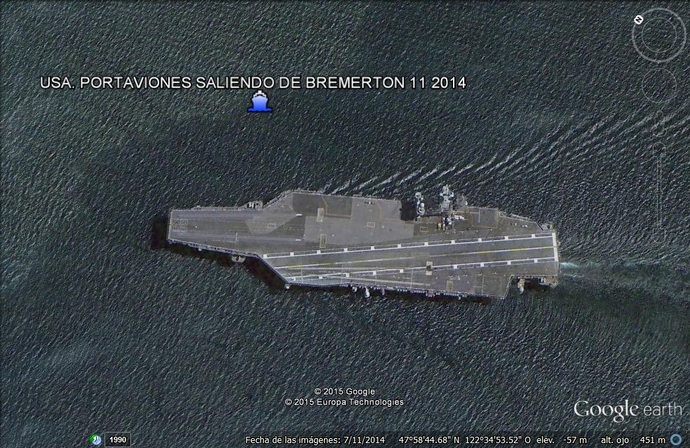 Portaaviones saliendo de Bremerton -USA- 11 2014 1