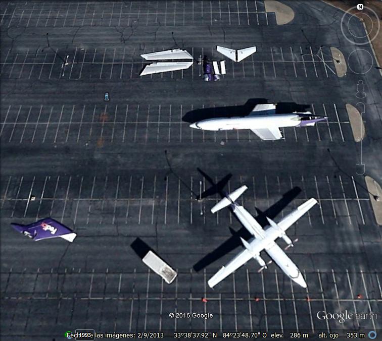 Prototipo o desguace - Atlanta 0 - 2 aviones contra uno 🗺️ Foro General de Google Earth