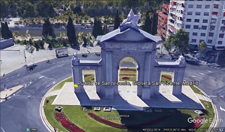 Puerta de San Vicente, Glorieta San Vicente, Madrid 2