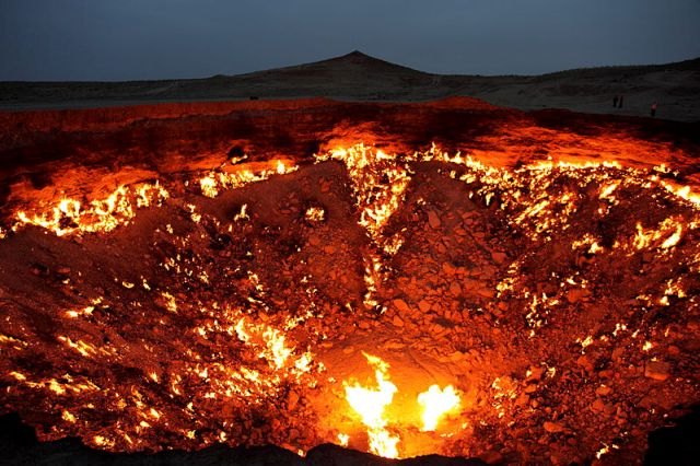 El Pozo de Darvaza o Puerta del Infierno - Turkmenistán 0