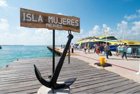 Puerto de la isla de las Mujeres, México 1