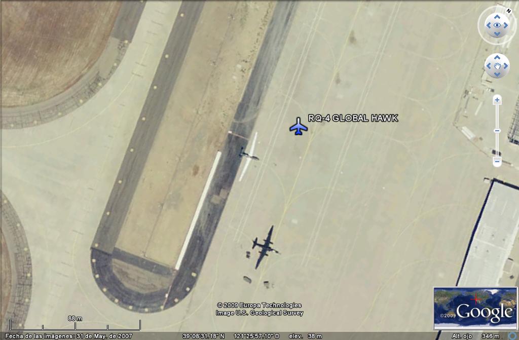 UAV, Drones: Aviones no tripulados cazados con Google Earth 1