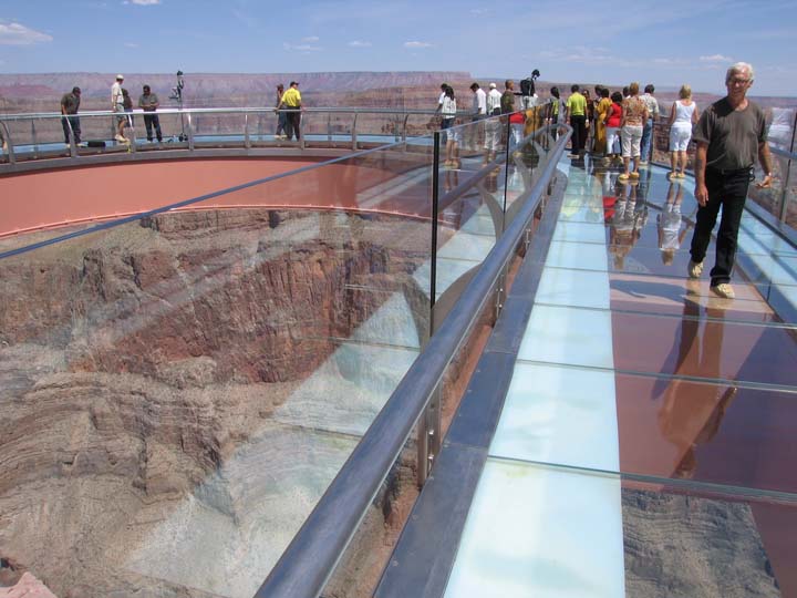 Otra imagen de la pasarela - Gran cañon del Colorado - Skywalk 🗺️ Foro América del Norte