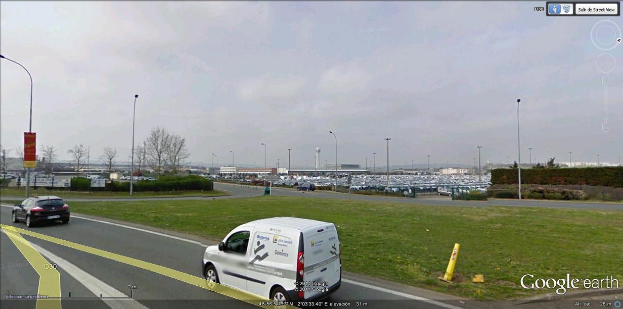 Imagenes Street View y G.E. FABRICA PEUGEOT POISSY FRANCIA 0