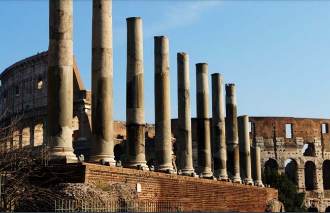 Columnas Rostrales y su localización