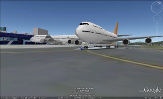 boing 747 en 3d en sao pablo