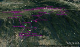 recorrido peñalara google earth